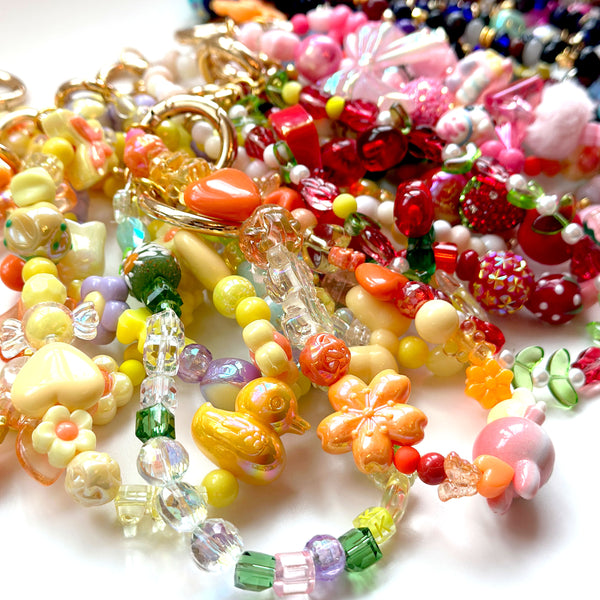 MONOCHROME BEADS- Bag Charm Chain - Blind Box