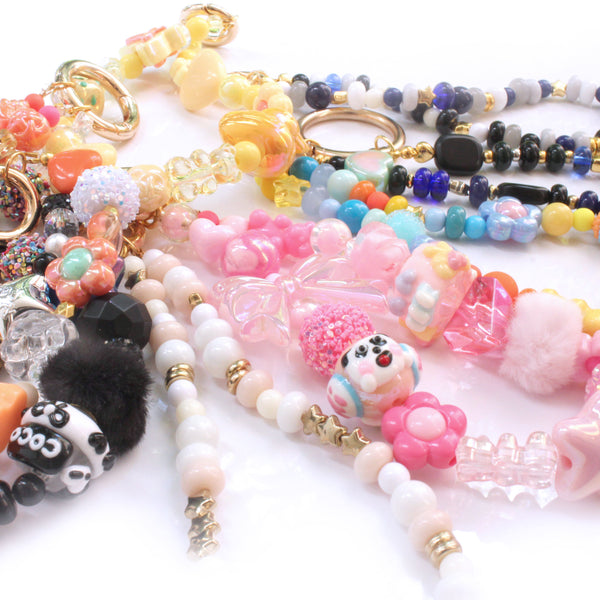 MONOCHROME BEADS- Bag Charm Chain - Blind Box