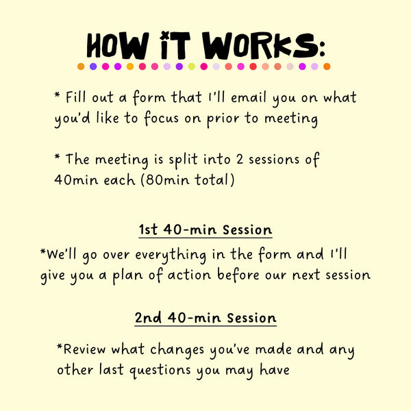 1:1 Mentorship session with me!